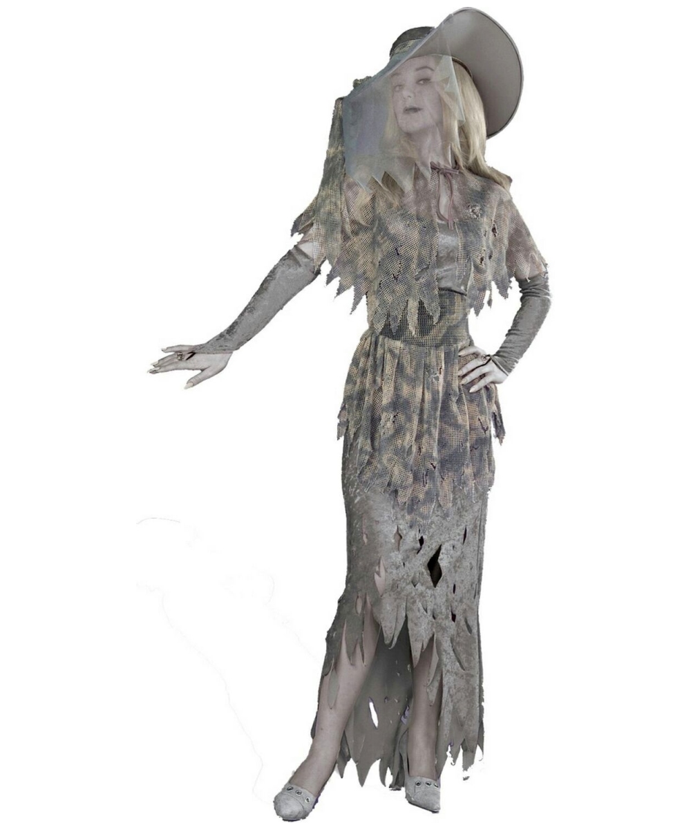 Womens Ghostly Gal Costume