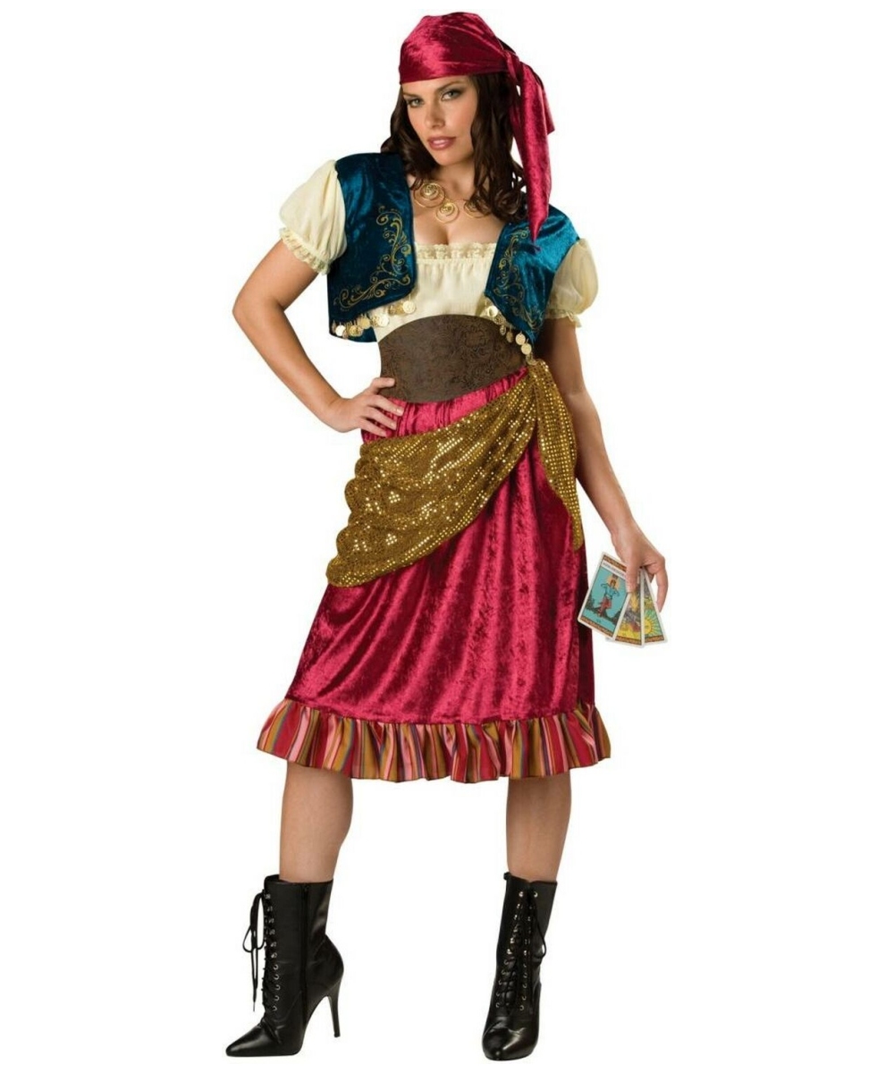  Womens Gypsy Maiden Costume