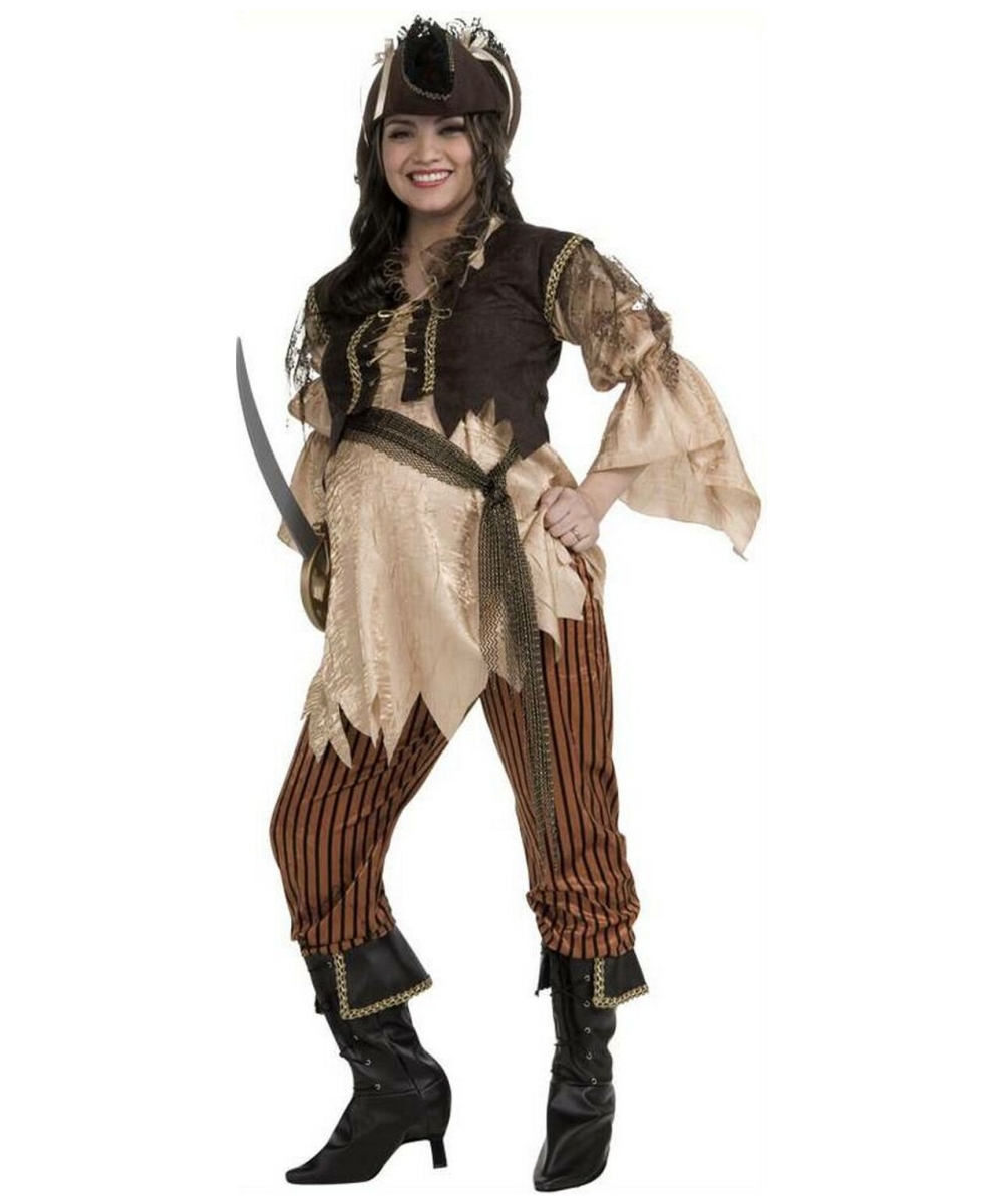  Womens Maternity Pirate Queen Costume