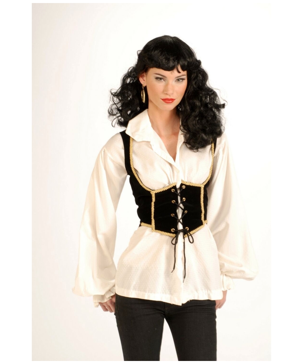  Womens Pirate Vest Costume