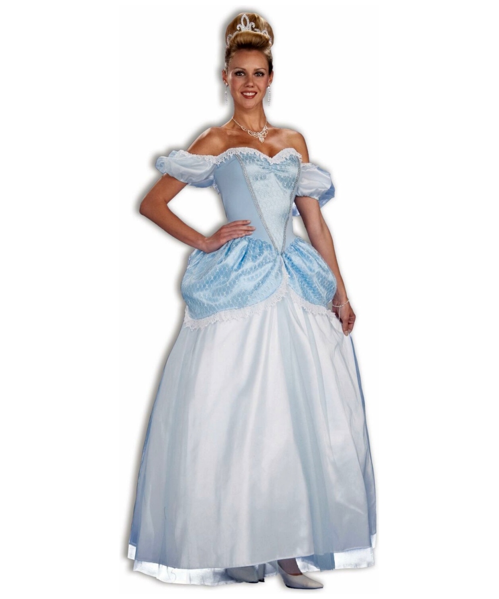  Womens Storybook Princess Cinderella Costume