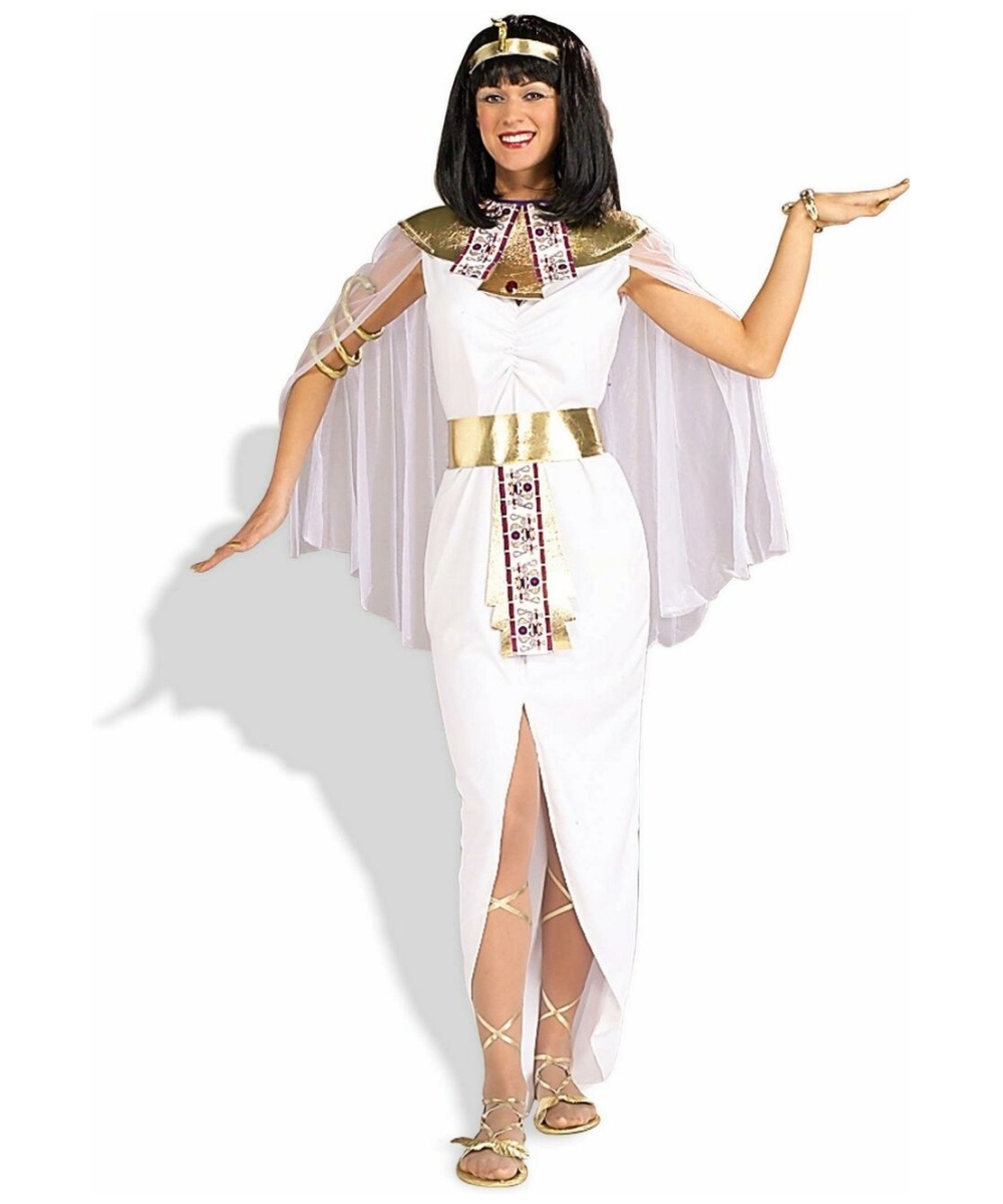  Womens White Cleopatra Halloween Costume