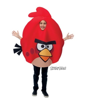 Red Rovio Angry Birds Kids Costume