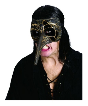 Crackle Venetian Adult Mask