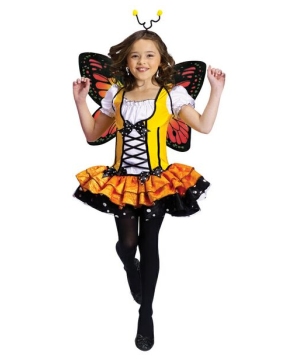Butterfly Princess Girls Costume