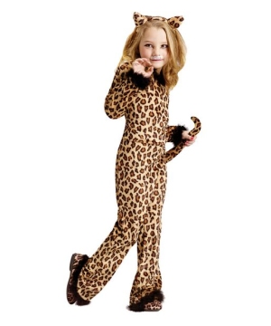 Pretty Leopard Girls Costume