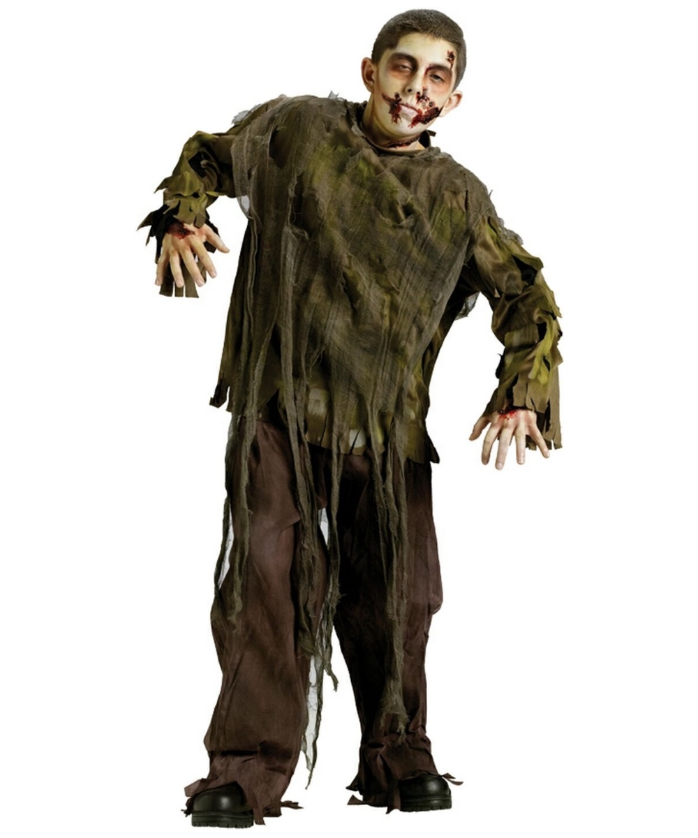  Boys Dark Zombie Shirt Costume