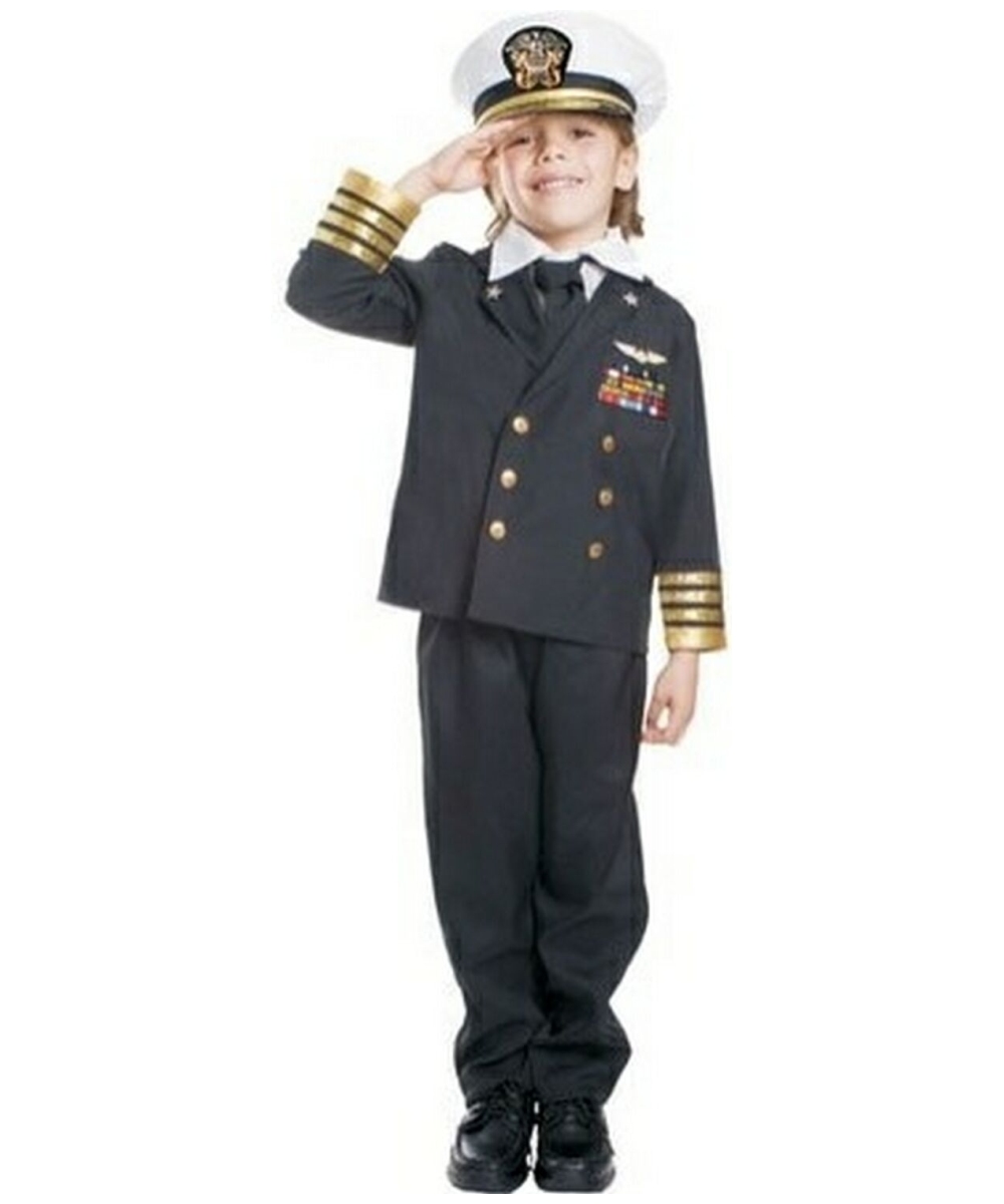  Boys Navy Admiral Costume