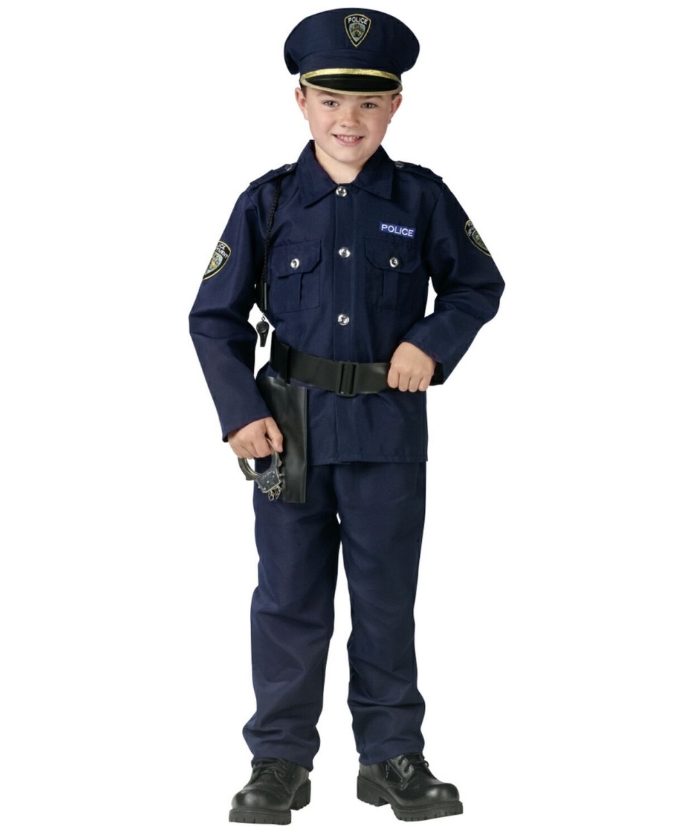  Boys Police Man Costume