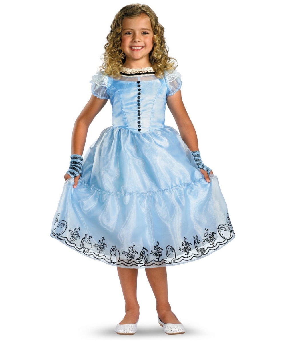  Girls Alice in Wonderland Costume