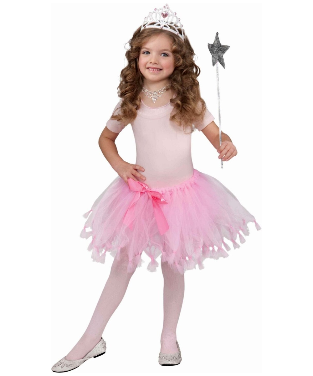  Girls Pink Tutu Costume