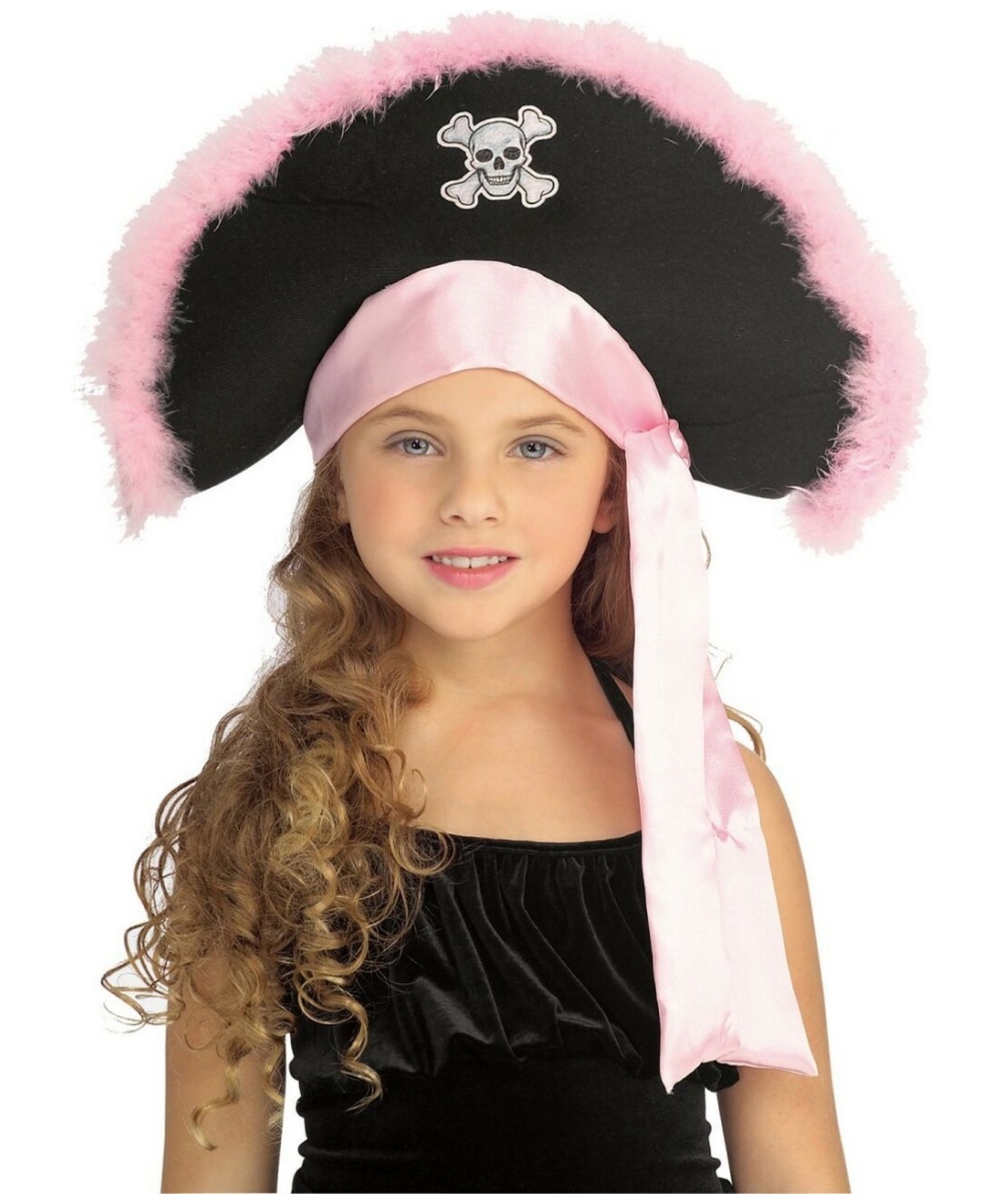  Pink Pirate Kids Hat