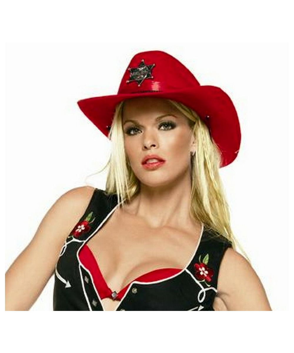  Red Cowgirl Hat