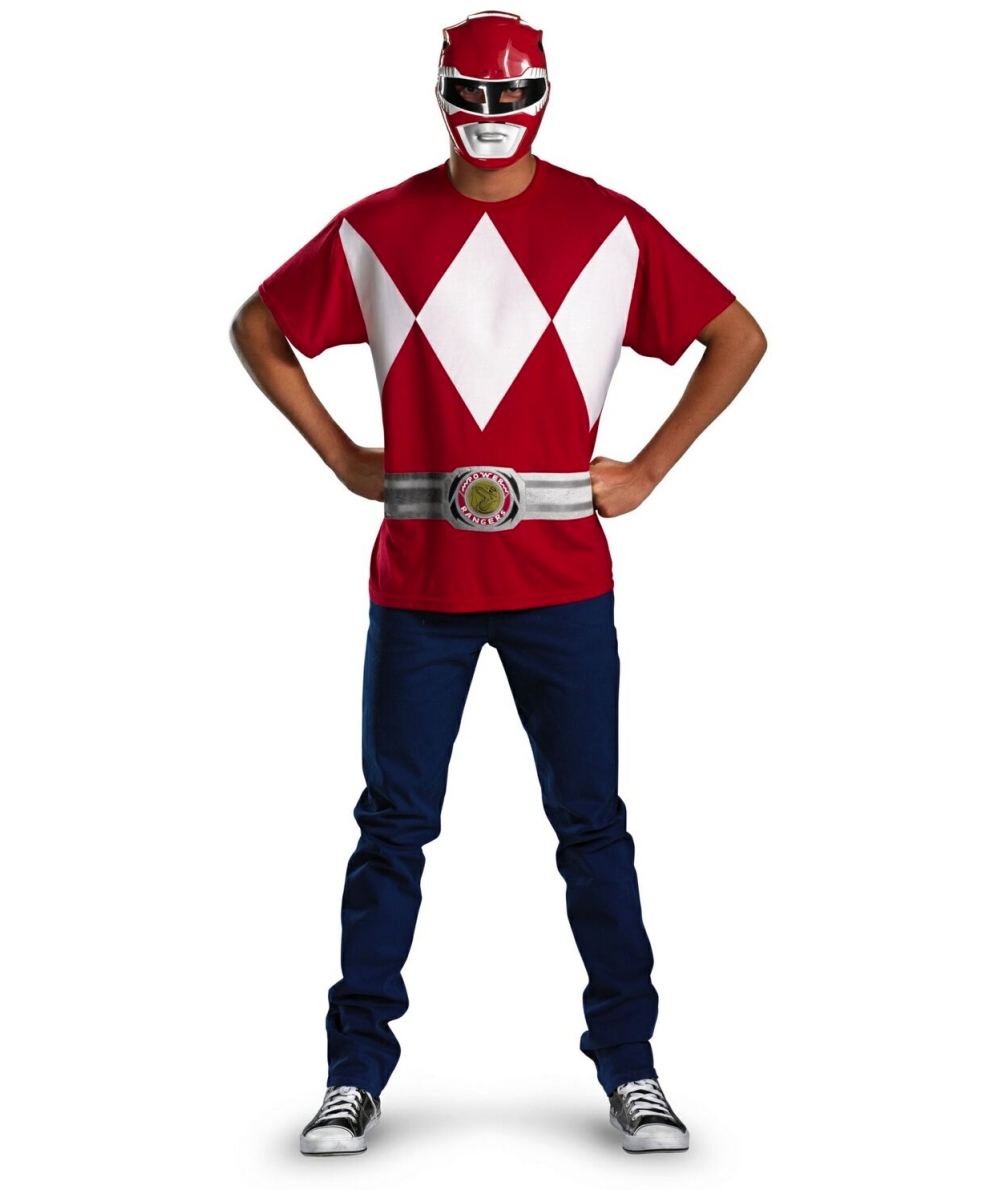  Red Power Ranger Costume Kit