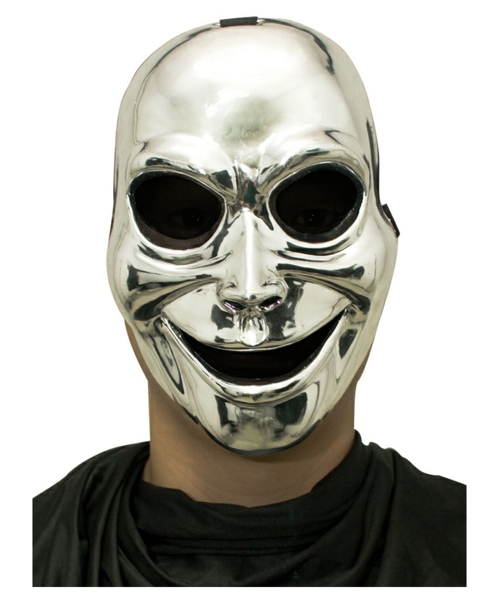  Silver Sinister Ghost Mask