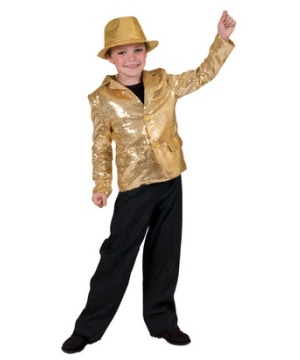 Gold Disco Boys Costume