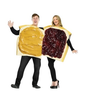 Peanut Butter N Jelly Couple Costume