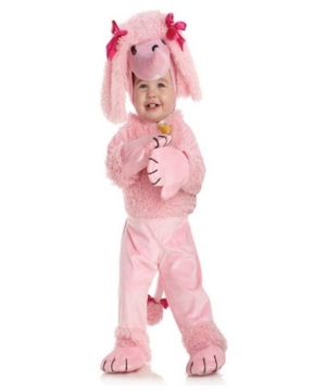 Pink Poodle Baby Girls Costume