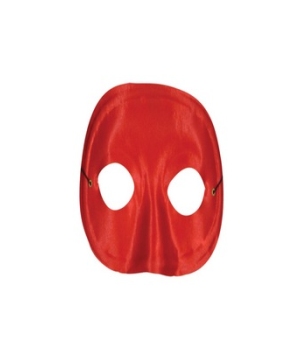 Red Satin Masquerade Adult Mask