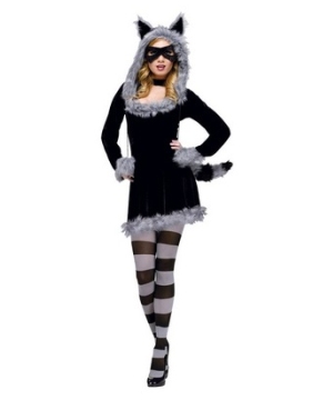 Women's Racy Raccoon Costume