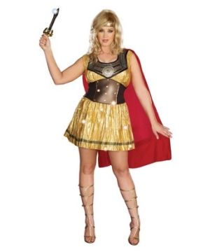  Womens Warrior plus size Costume