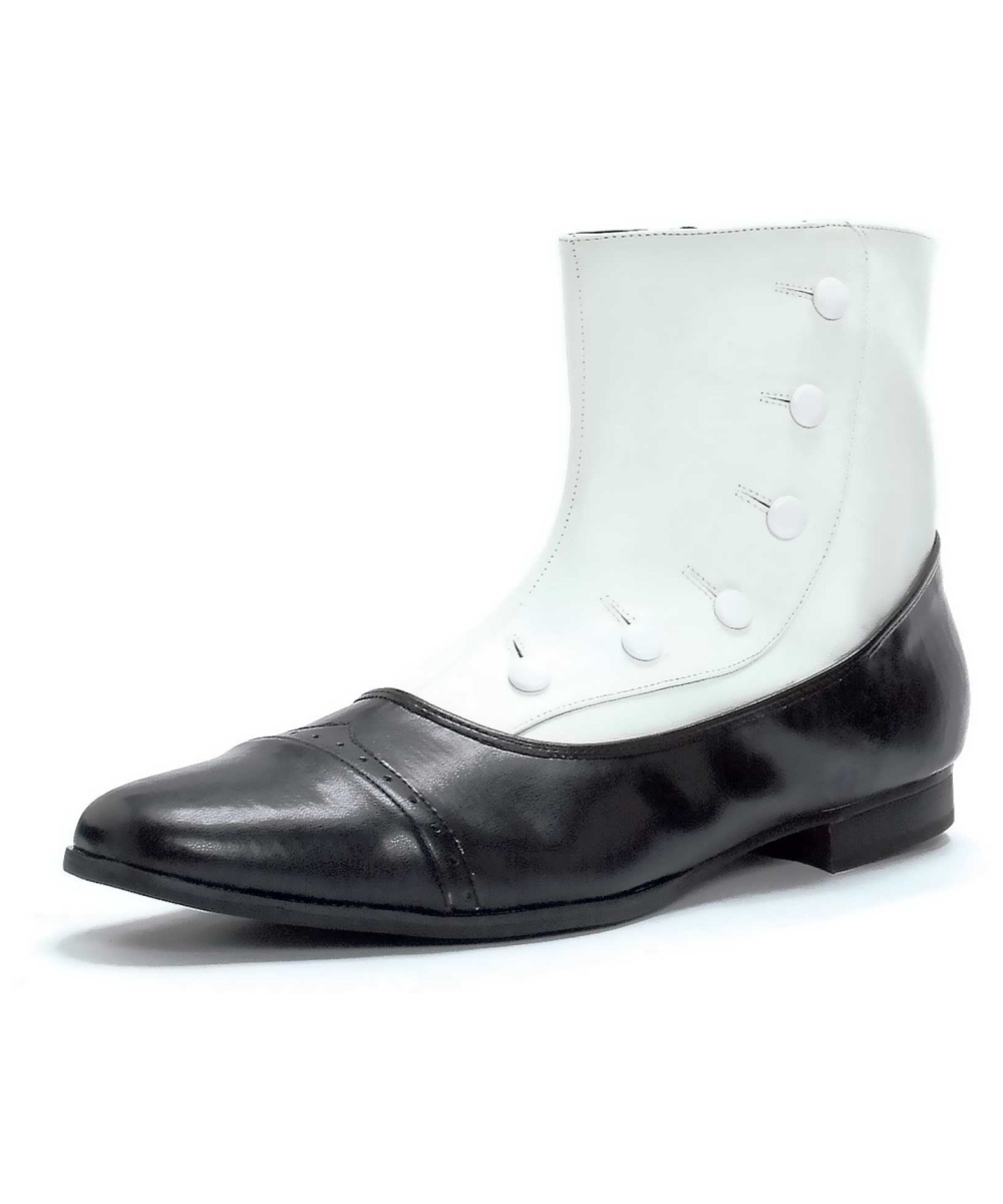  Black White Spat Shoes