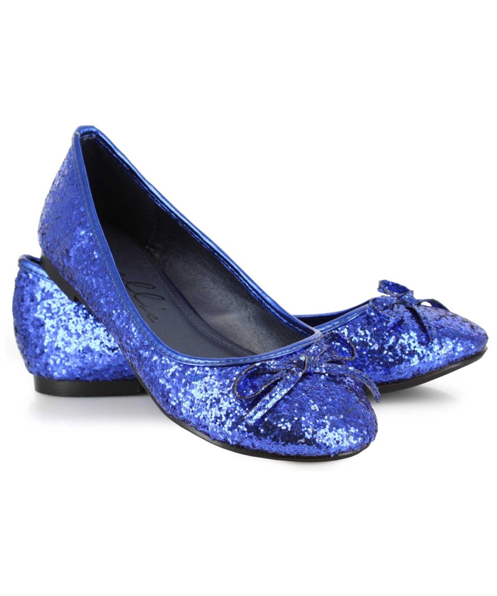  Blue Glitter Shoes