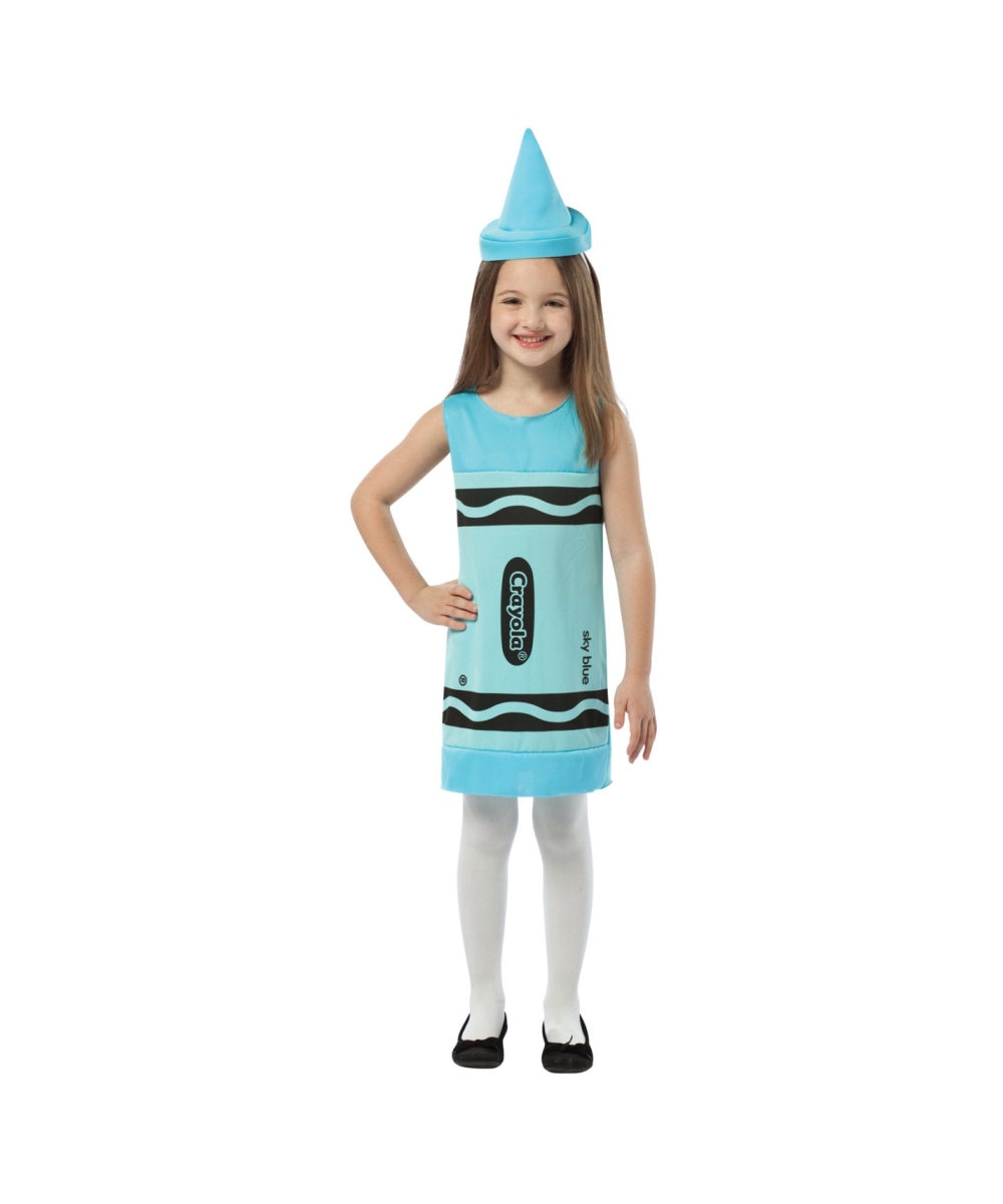  Crayola Blue Girl Costume