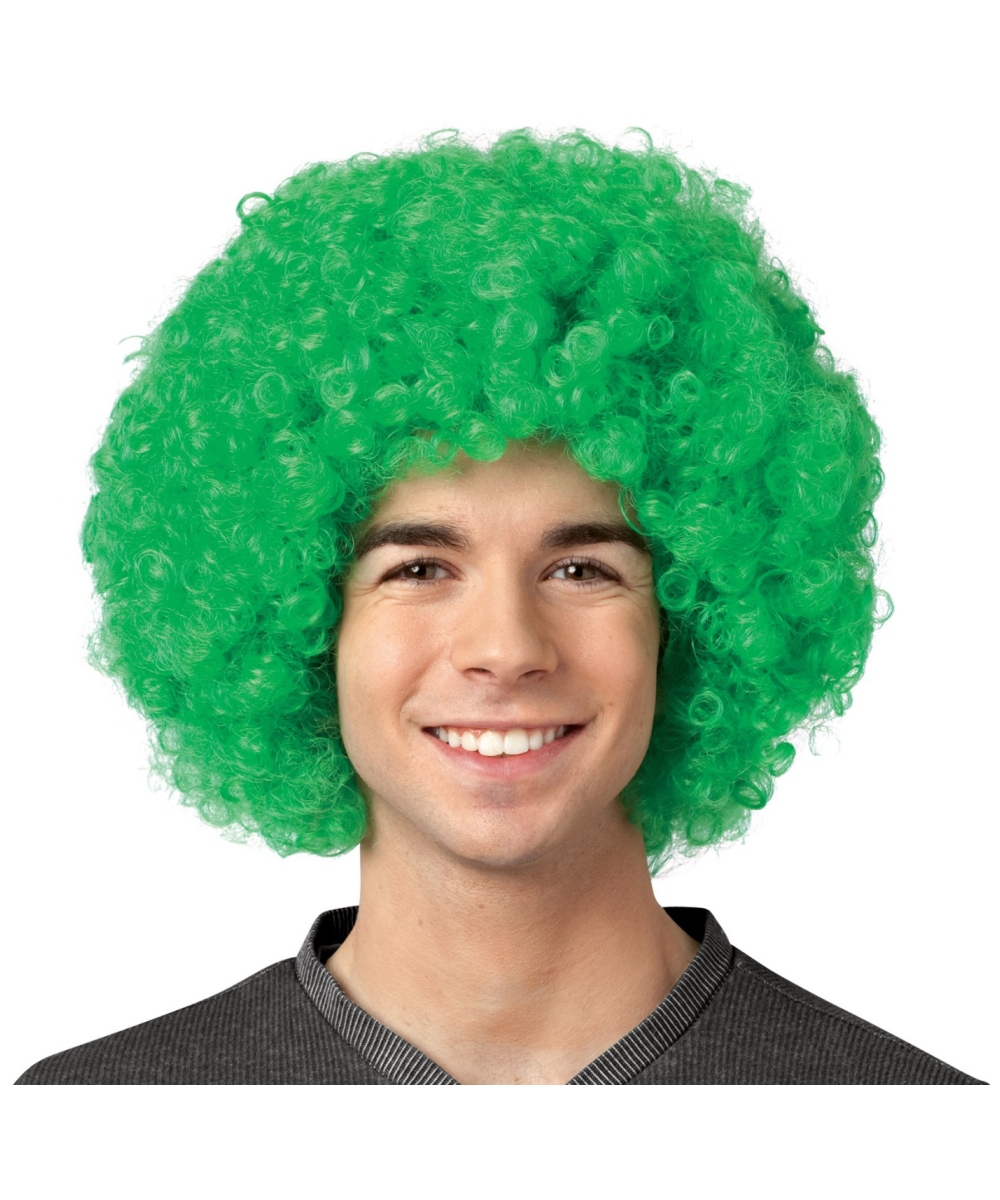  Crayola Green Afro Wig