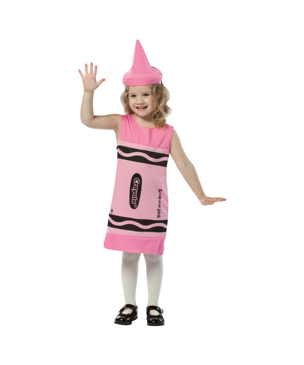  Crayola Pink Girl Costume