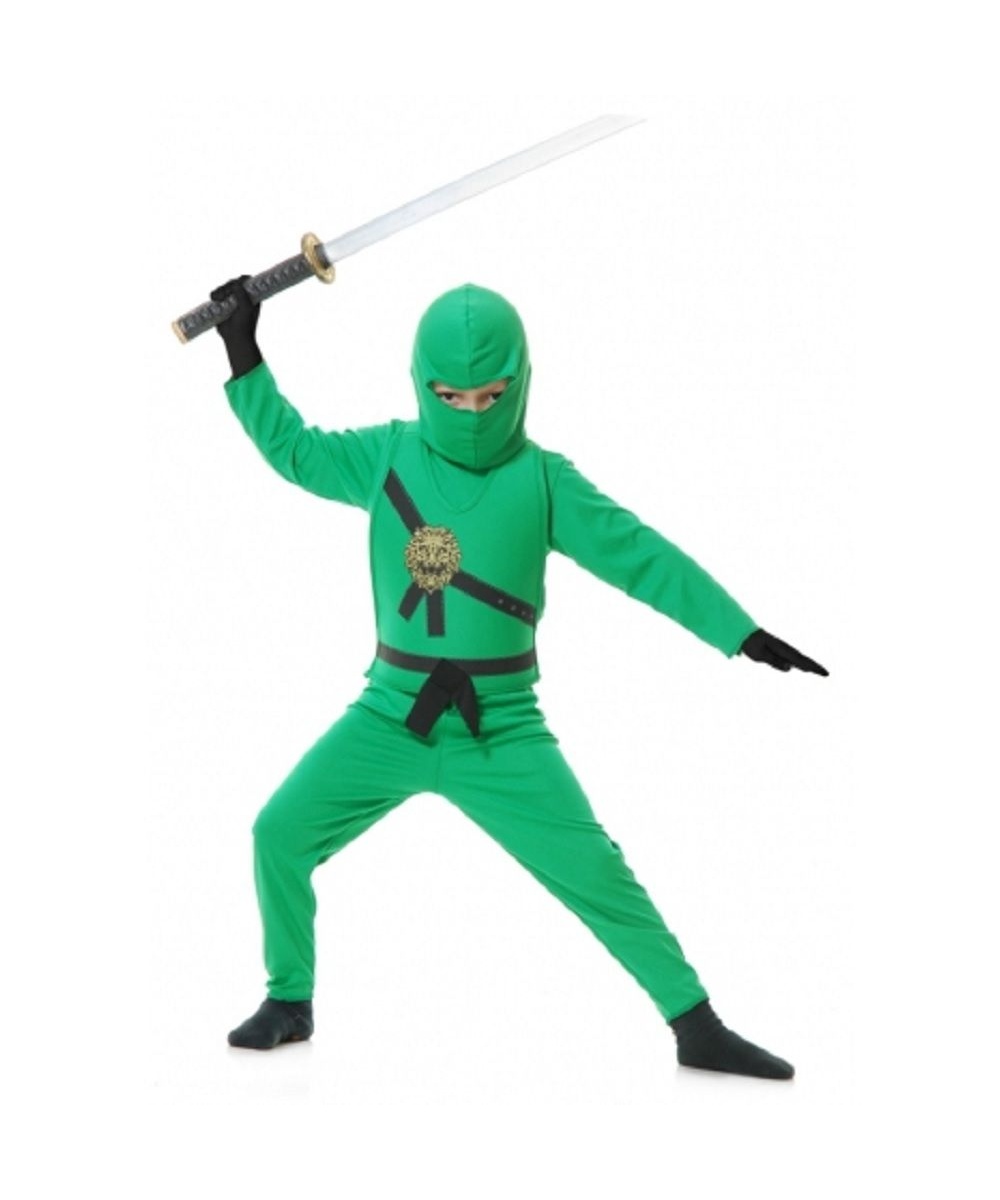  Green Ninja Kids Costume