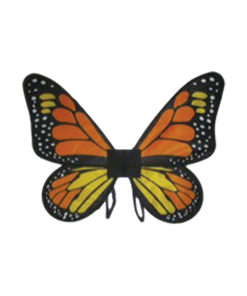 Baby/kids Orange Satin Butterfly Wings