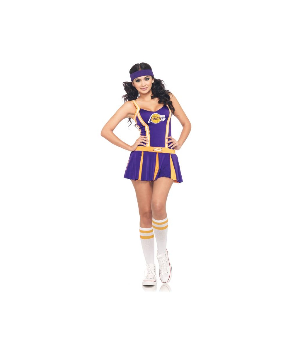  Lakers Cheerleader Womens Costume
