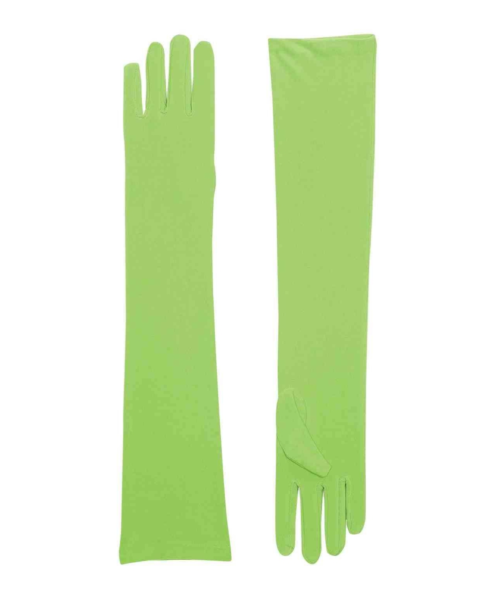 Light Green Long Adult Gloves