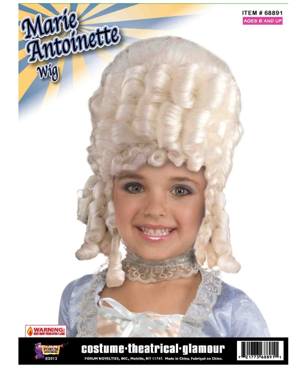 Marie Antoinette Girls Wig