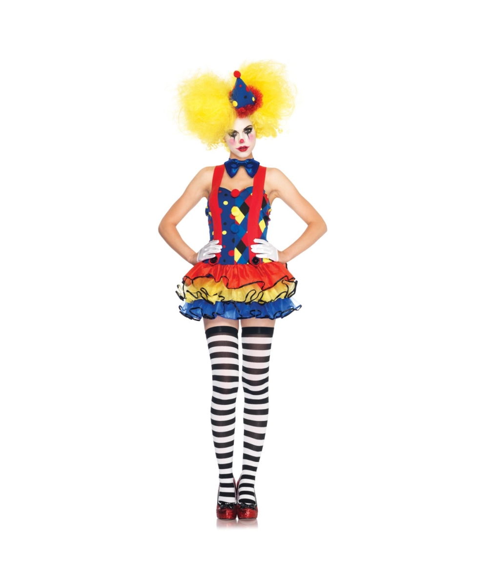  Miss Giggles Clown Women Costume