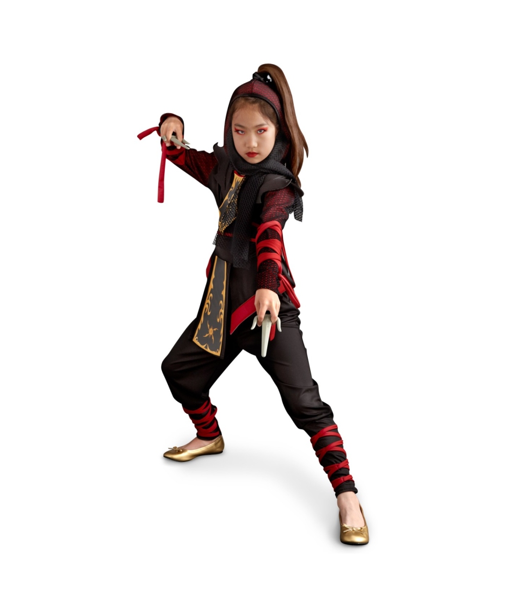 Ninja Dragon Girl Costume