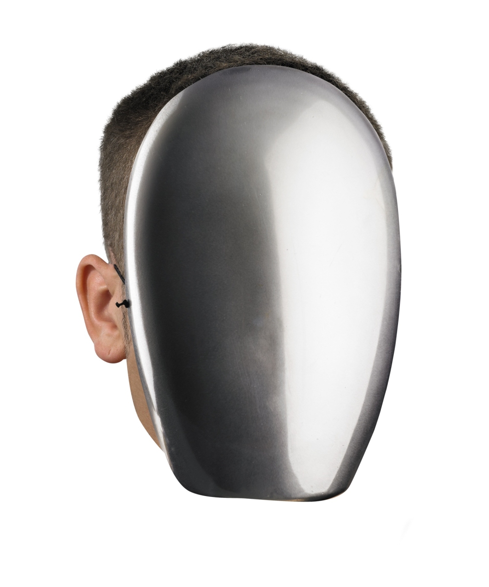  No Face Chrome Mask
