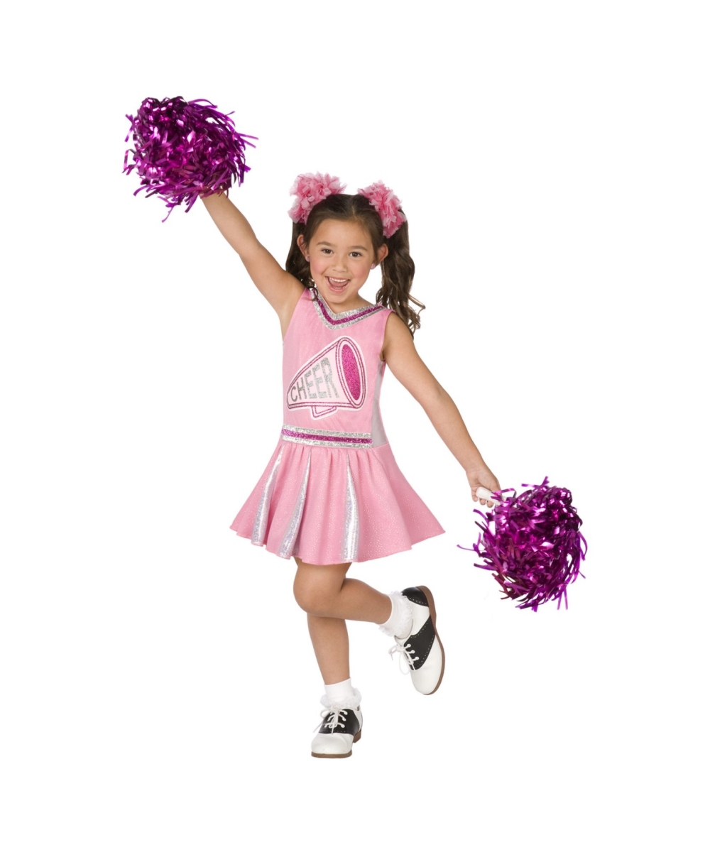  Pink Cheerleader Kids Costume