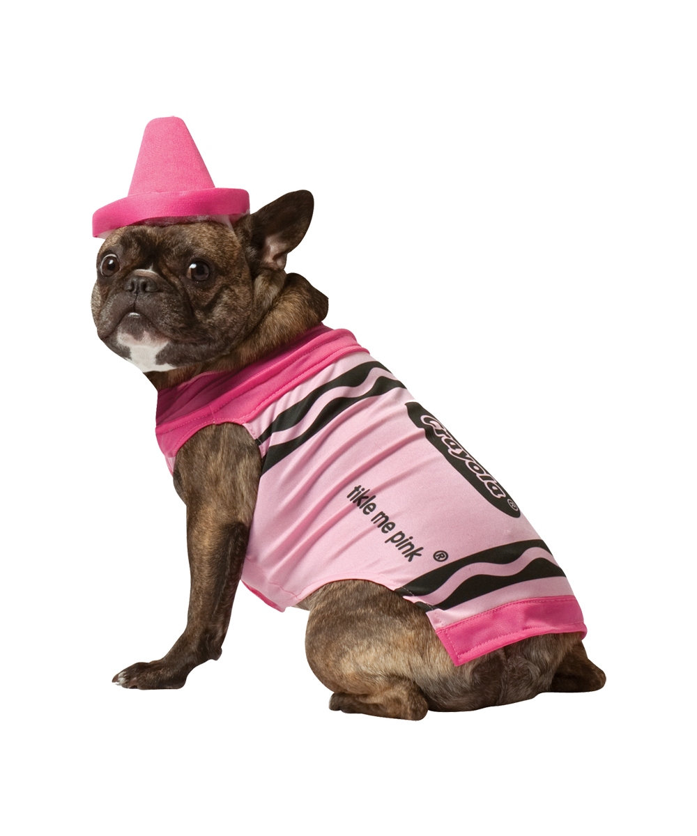  Pink Crayola Pet Costume