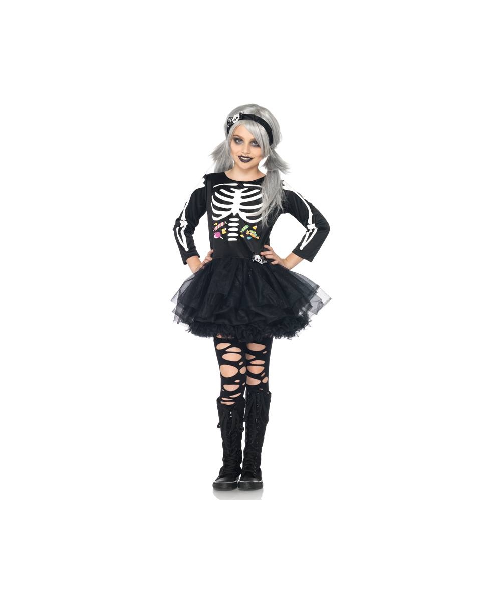  Scary Skeleton Kids Costume