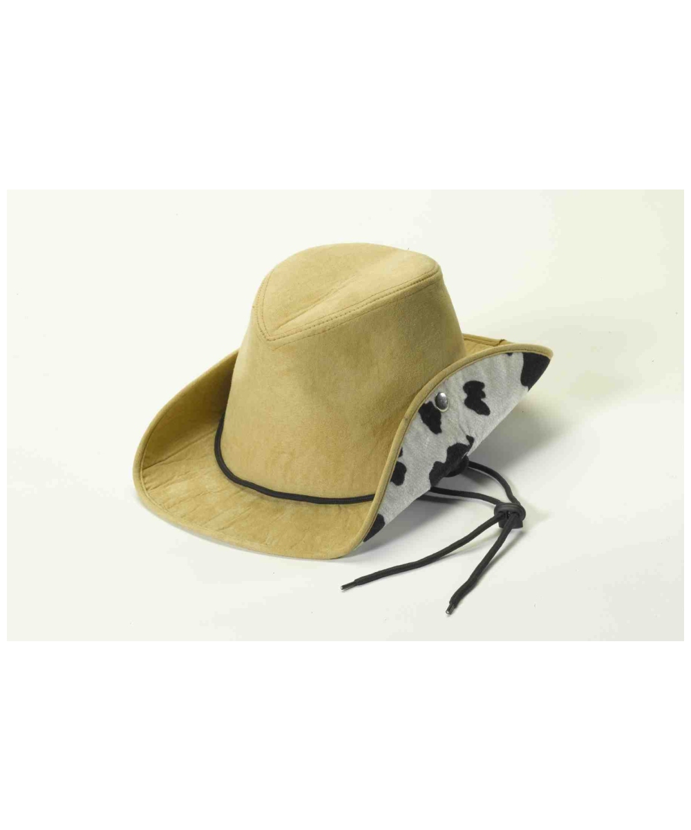  Tan Cow Print Cowboy Hat