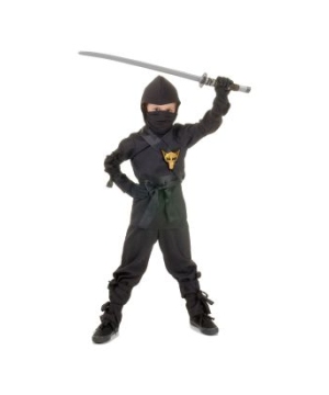 Black Ninja Boys Costume