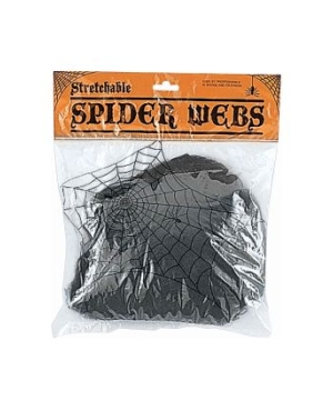 Black Web Halloween Decoration