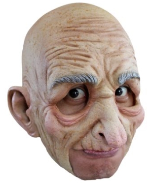 Adult Old Man Chinless Mask Men Halloween Costumes