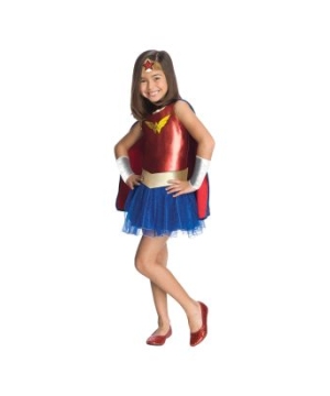 Wonder Woman Tutu Girls Costume