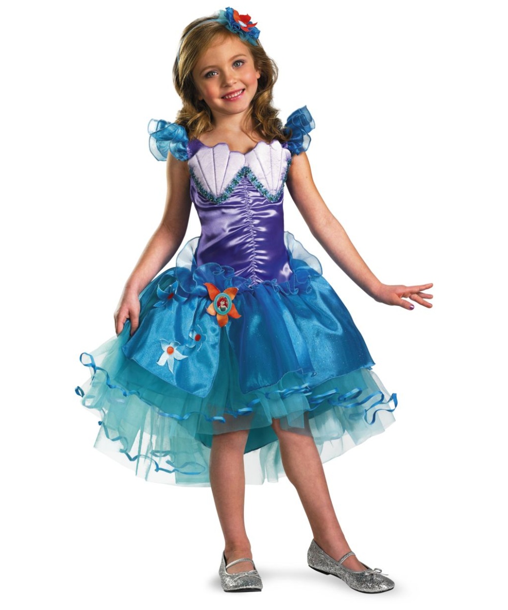  Ariel Tutu Disney Girls Costume