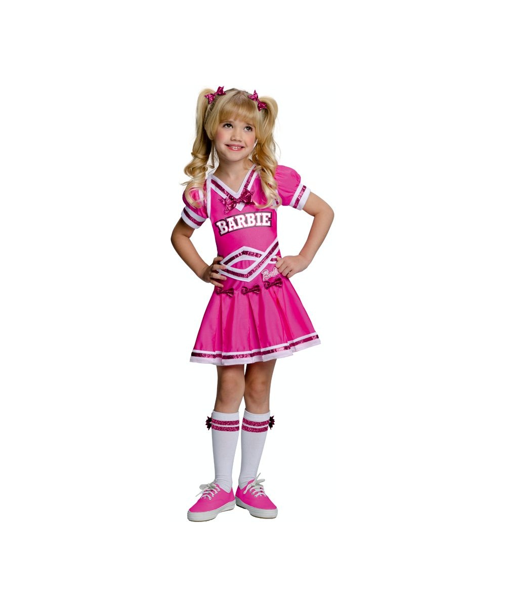  Barbie Cheerleader Kids Costume