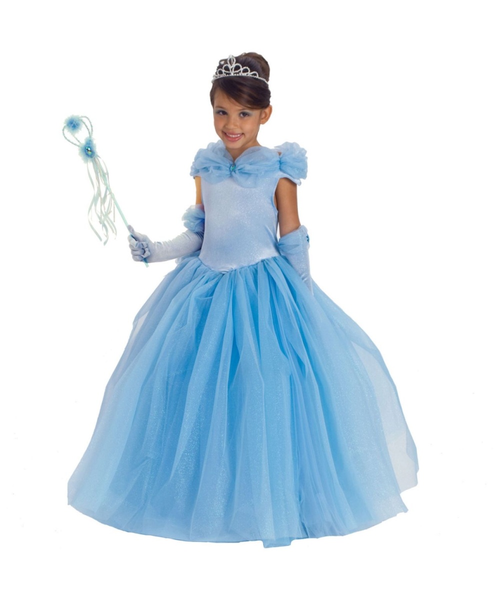  Blue Princess Cinderella Costume