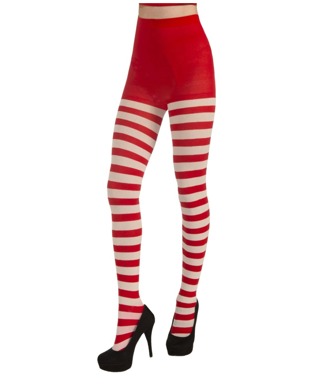  Christmas Striped Tights